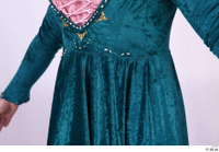  Photos Woman in Historical Dress 77 17th century blue dress historical clothing lacing 0001.jpg